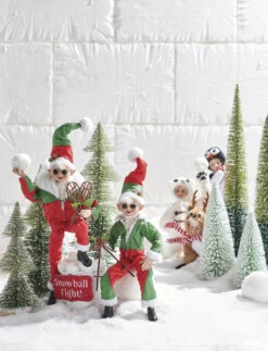 Snow Skiing 16 Inch Posable Elf Figurine, Set Of 2 Assorted -Decorative Candle Shop 120 202022 02 22T125807.327 3