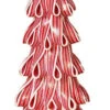 Lighted Peppermint Candy Ribbon Tree - Battery Operated 18 Inch
