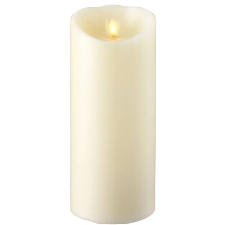 4 X 9 Inch Moving Flame Unscented Flameless Candle - Remote Ready 4 4 X 9 Inch Moving Flame Unscented Flameless Candle - Remote Ready - Image 2