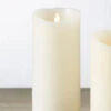 4 X 9 Inch Moving Flame Unscented Flameless Candle - Remote Ready -Decorative Candle Shop 18881 raz pillar