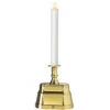 Moving Flame Brass Window Candle Battery Operated OR Plug In (AC Adapter Included) -Decorative Candle Shop 19965
