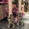 Mercury Glass Taper Holders - Set Of 2 -Decorative Candle Shop 2 pack 901206