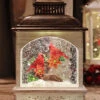 8.25 Inch Lighted Cardinal Water Lantern In Swirling Glitter -Decorative Candle Shop 2497500 cardinal main image