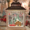 11 Inch Cabin In The Woods Lighted Water Lantern - Optional Music Setting 1 11 Inch Cabin In The Woods Lighted Water Lantern - Optional Music Setting -Decorative Candle Shop 2497520 cabin