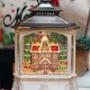 Musical Lighted Water Lantern With Gingerbread House Design - Optional Music Setting 2 Musical Lighted Water Lantern With Gingerbread House Design - Optional Music Setting -Decorative Candle Shop 2545440 gingerbread