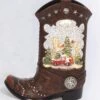 Lighted Cowboy Boot With Truck Water Lantern In Swirling Glitter 2 Lighted Cowboy Boot With Truck Water Lantern In Swirling Glitter -Decorative Candle Shop 2548310 truck