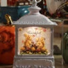Squirrels And Acorns Lighted Fall Water Lantern With Swirling Glitter -Decorative Candle Shop 2600650 squirls