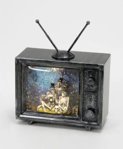 Halloween Skeleton Scene TV Lighted Water Lantern - With Spooky Sounds - New 2023 7 Halloween Skeleton Scene TV Lighted Water Lantern - With Spooky Sounds - New 2023 -Decorative Candle Shop 2691860 skeleton water lant