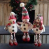 Plush Winter Snowmen Set Of 3 Assorted - 14 Inch