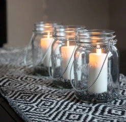 Wax 3.5 Inch Ivory Moving Flame Votive Candles Set Of 2 - Remote Ready -Decorative Candle Shop 3.5 inch moving flame votives