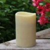 Resin Battery Operated Flameless Pillar 4 X 6 Smooth Finish -Decorative Candle Shop 321418 800