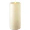 Moving Flame Candle 9 Inch Ivory Flat Top With Timer - Remote Ready -Decorative Candle Shop 36060 main