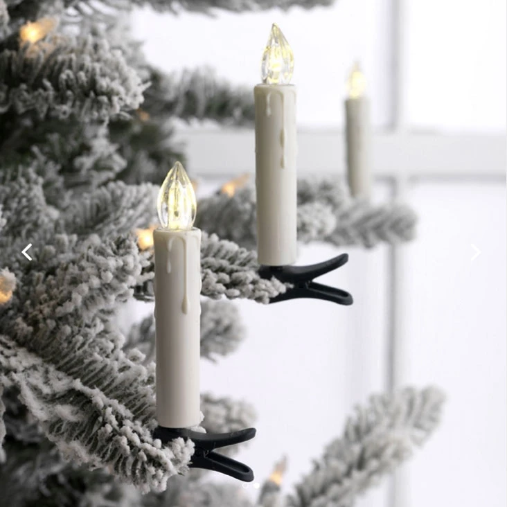 Remote Control 3.5 Inch Clip On Christmas Tree Taper Candle Battery Operated Set Of 10 3 Remote Control 3.5 Inch Clip On Christmas Tree Taper Candle Battery Operated Set Of 10