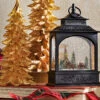 11 Inch Town Scene Lighted Water Lantern - Timer -Decorative Candle Shop 3800772 lighted village scene water lantern