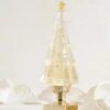 Gold Lighted Tree Water Lantern Acrylic Snow Globe With Gold Base - Timer -Decorative Candle Shop 3919214 1