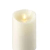 3 Inch Diameter Moving Flame Ivory 4 Inch Flameless Candle - Remote Ready -Decorative Candle Shop 3x4 ivory moving flame