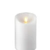 3 Inch Diameter White Moving Flame 4 Inch Candle - Remote Ready 2 3 Inch Diameter White Moving Flame 4 Inch Candle - Remote Ready -Decorative Candle Shop 3x4 white moving flame
