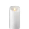 3 Inch Diameter White Moving Flame 6 Inch Candle - Remote Ready 1 3 Inch Diameter White Moving Flame 6 Inch Candle - Remote Ready -Decorative Candle Shop 3x6 white moving flame