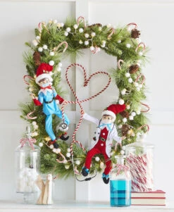 Doctor Elf Healthcare Hero In Santa Suit Posable 16 Inch -Decorative Candle Shop 4015560 healthcare heroes e