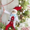 Doctor Elf Healthcare Hero In Santa Suit Posable 16 Inch -Decorative Candle Shop 4015560 red main