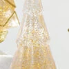 11.75 Inch Gold Lighted Tree Water Lantern Acrylic Snow Globe With Gold Base 2 11.75 Inch Gold Lighted Tree Water Lantern Acrylic Snow Globe With Gold Base -Decorative Candle Shop 4016297 2