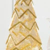 14 Inch Geometric Lighted Tree With Gold Swirling Glitter 2 14 Inch Geometric Lighted Tree With Gold Swirling Glitter -Decorative Candle Shop 4019105 1