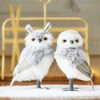 9 Inch Set Of 2 Winter Owls Set Of 2 Assorted From RAZ -Decorative Candle Shop 4103415