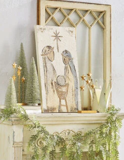 Gold Star Grove - 12 Inch Set Of 2 -Decorative Candle Shop 4111156 print