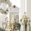 9 Piece Plush Nativity Manger Set - 15 Inch -Decorative Candle Shop 4116131 new