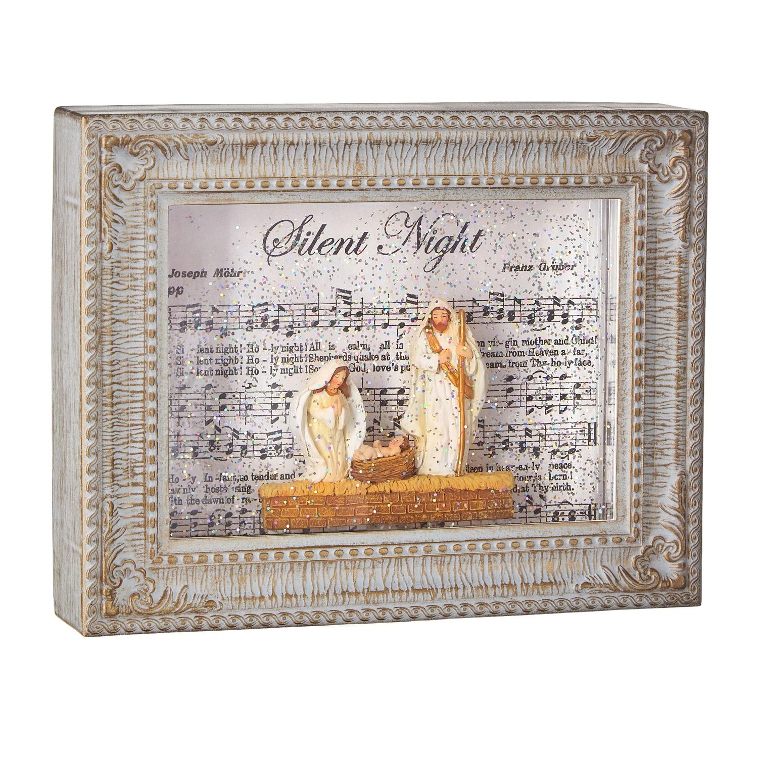 Holy Family Musical Lighted Water Picture Frame - USB Cord Included 3 Holy Family Musical Lighted Water Picture Frame - USB Cord Included