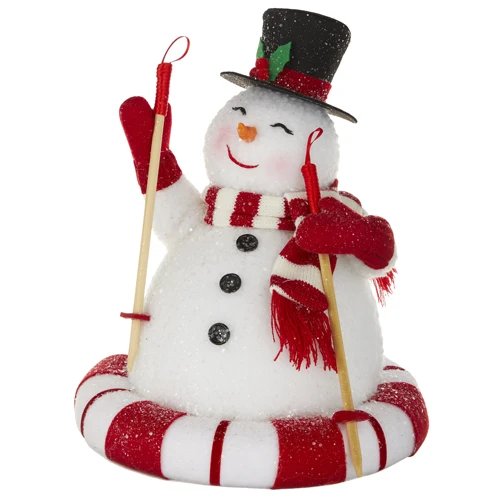 Snow Tubing Snowman - 11.75 Inch New 2023 3 Snow Tubing Snowman - 11.75 Inch New 2023