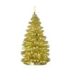 Uyuni 4.25 X 8 Inch Gold Christmas Tree Candle - Remote Ready 2 Uyuni 4.25 X 8 Inch Gold Christmas Tree Candle - Remote Ready -Decorative Candle Shop 4134532 main