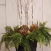 Battery Operated Natural Twig Branch - 50 Warm White LED - 6 Hour Timer -Decorative Candle Shop 41656 in decorative pot