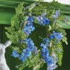 Floral And Fern Mini Wreath-Candle Ring -Decorative Candle Shop 4202202