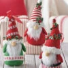 Plush Gnome Ornaments Set Of 3 - 7.5 Inch -Decorative Candle Shop 4216251