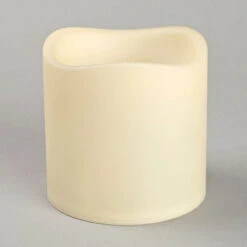 Outdoor Battery Operated Candle 4 X 4 With Timer - Batteries Included