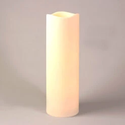Large Outdoor Flameless Candle 6 X 18 With Timer - Batteries Included