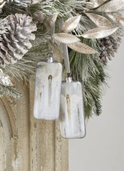 Glass Angel Ornament 5.5 Inch Set Of 2 - NEW 2023 -Decorative Candle Shop 4324566 2