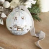 Glass Holy Family Ball Ornament 5 Inch - NEW 2023 -Decorative Candle Shop 4324567 close