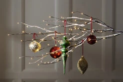 Outdoor 39 Inch Snowy Lighted Branch With 96 Warm White Lights - NEW 2023