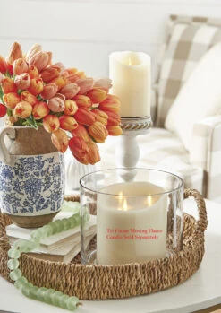 Moving Flame Ivory Candle Battery Operated 3.5 X 5 Timer - Remote Ready 8 Moving Flame Ivory Candle Battery Operated 3.5 X 5 Timer - Remote Ready -Decorative Candle Shop 5 inch moving glame glam wi