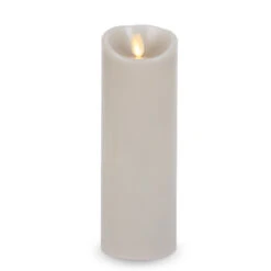 Luminara Gray 3 X 8 Pillar - Remote Ready
