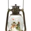 Bronze Hurricane With Frosty The Snowman Lighted Water Lantern - 11 Inch 2 Bronze Hurricane With Frosty The Snowman Lighted Water Lantern - 11 Inch -Decorative Candle Shop 80784