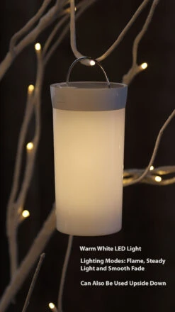 Warm White Fire Glow Module - 90 LEDS Rechargeable Fire Like Flame - Steady Light - Smooth Fade -Decorative Candle Shop 82853 new dark