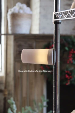 Warm White Fire Glow Module - 90 LEDS Rechargeable Fire Like Flame - Steady Light - Smooth Fade -Decorative Candle Shop 82853 side