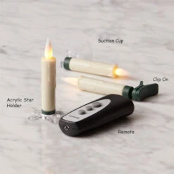 Clip On Christmas Tree Taper Candle / Window Candle Battery Operated Set-10 With Remote Control 13 Clip On Christmas Tree Taper Candle / Window Candle Battery Operated Set-10 With Remote Control -Decorative Candle Shop 84587 all