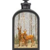 Deer Family In The Forest Lighted Water Globe - NEW 2023 - USB Included 2 Deer Family In The Forest Lighted Water Globe - NEW 2023 - USB Included -Decorative Candle Shop 90440 deer water lantern