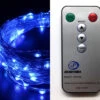 100 Foot Fairy Light Strand With 400 Blue LED Blubs - Remote Control