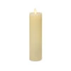 Luminara Slim Ivory Wax Moving Flame Pillar - 8 Inch Remote Ready -Decorative Candle Shop 991997
