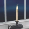 Warm White Window Candle - Aged Bronze Finish